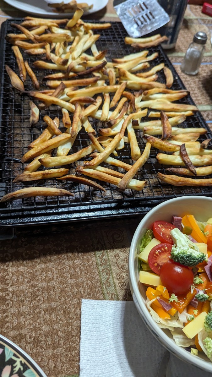 GE Oven Learning to Air Fry Fresh Potato Fries HubPages