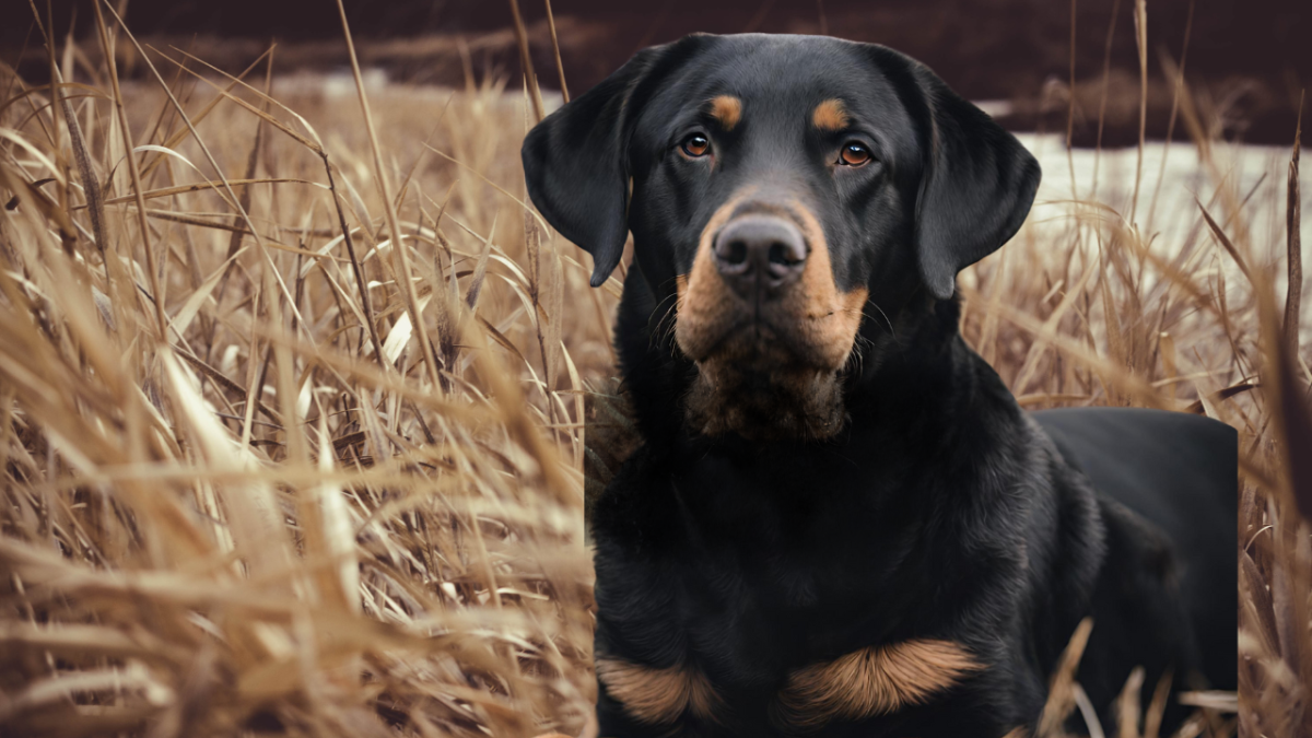 Black and best sale tan retriever