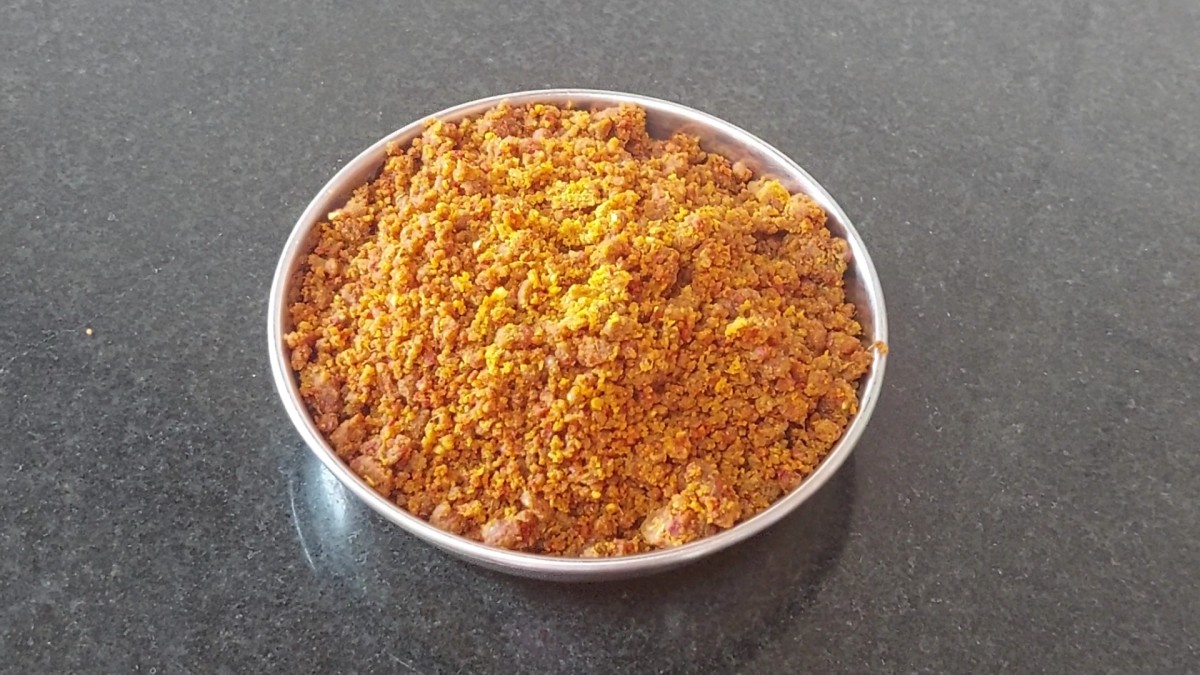 Peanut Chutney Podi Recipe: Indian Spice Condiment