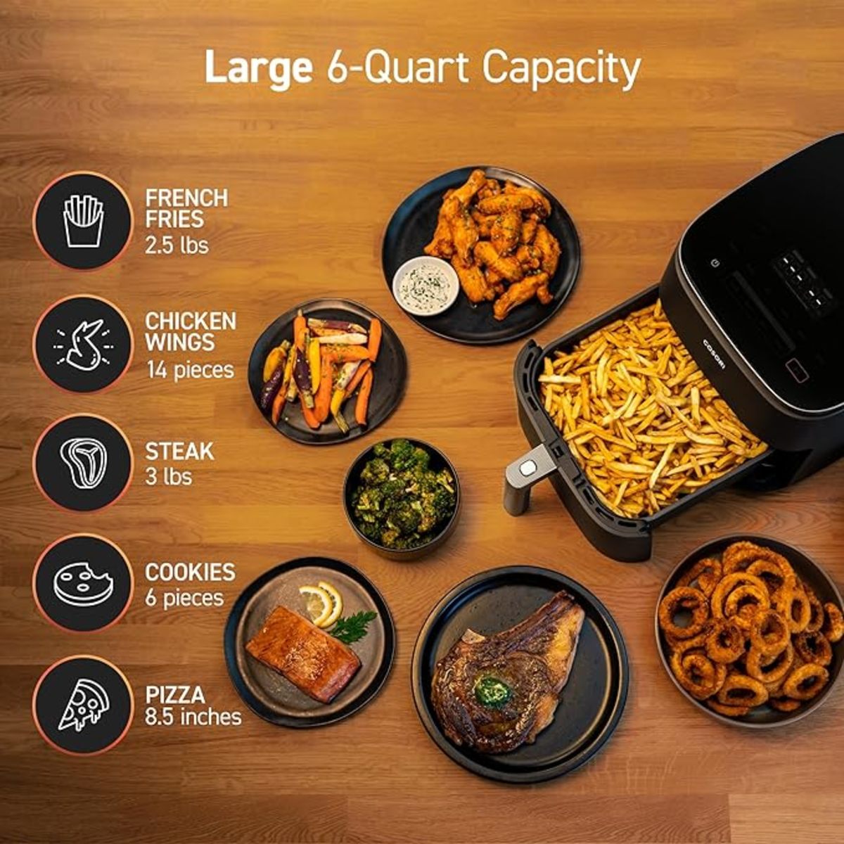 8-Quart Digital Air Fryer