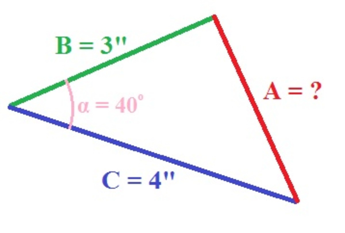 The Wonder and Amusement of Triangles - Part Four : The Cosine Rule
