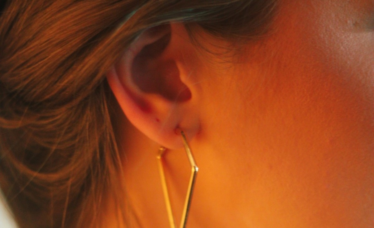 Titanium Pierced Allergic Stud Earrings For Women Small Heart Geometric  Earrings Statement Fine Jewelry