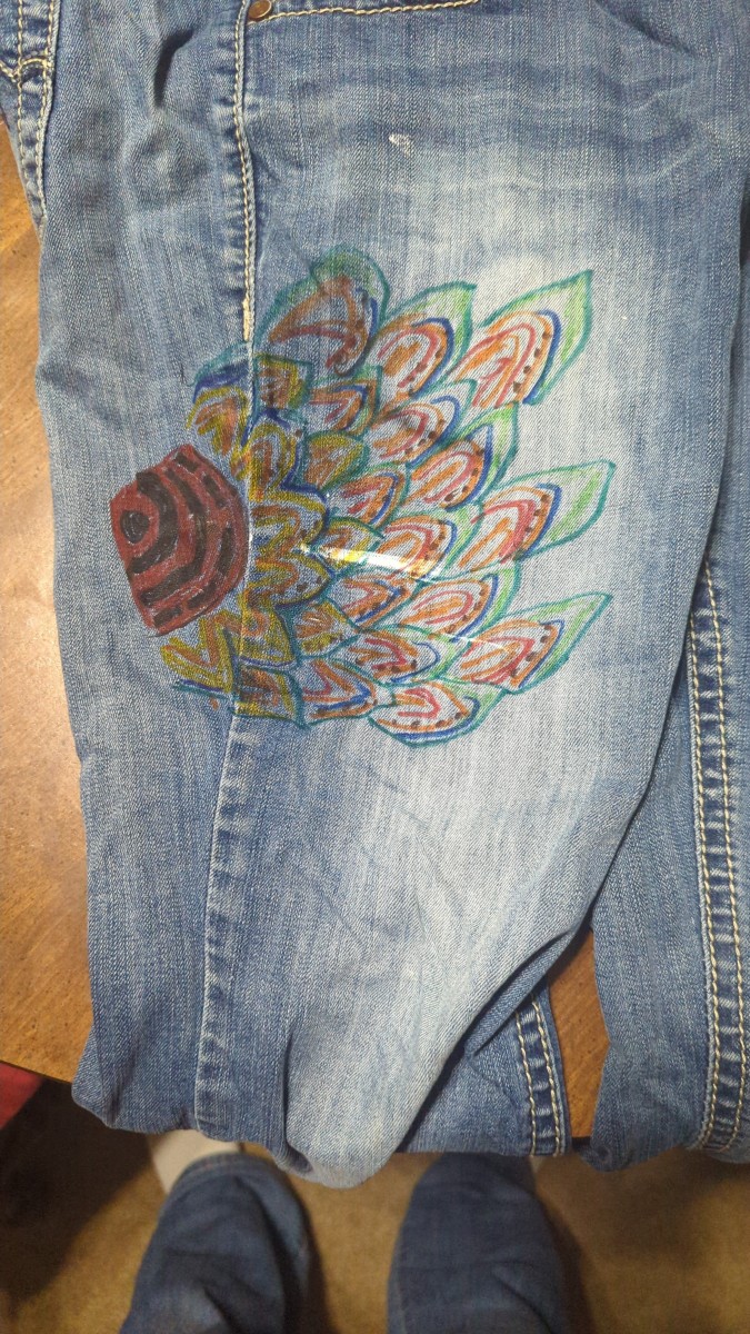 Fabric Markers - Creating a Random Pattern