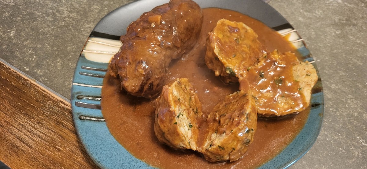 German Bread Dumplings Bavarian Semmel Knodel