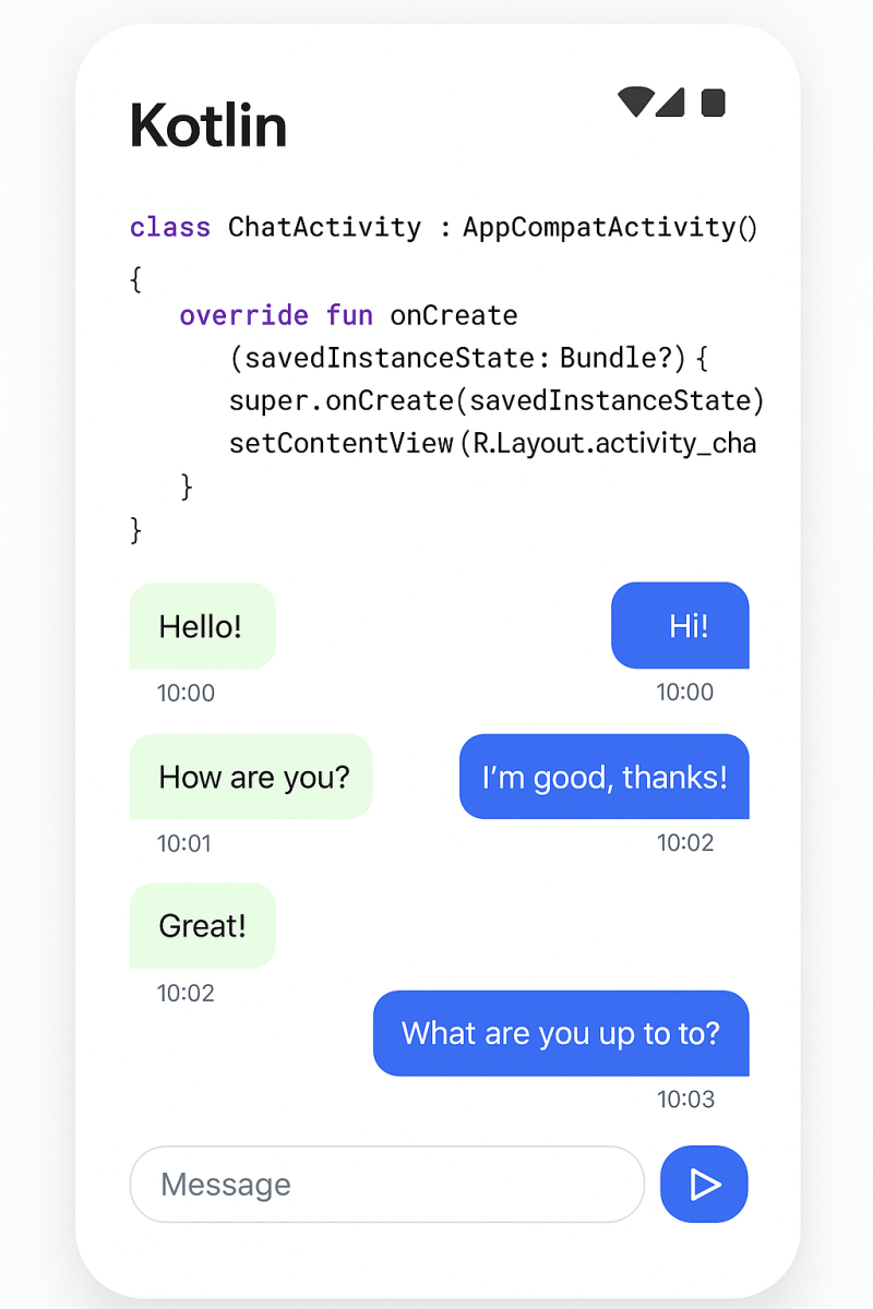 Making The Perfect Kickbutt Chat Fragment In Android And Kotlin onCreateView() Overview