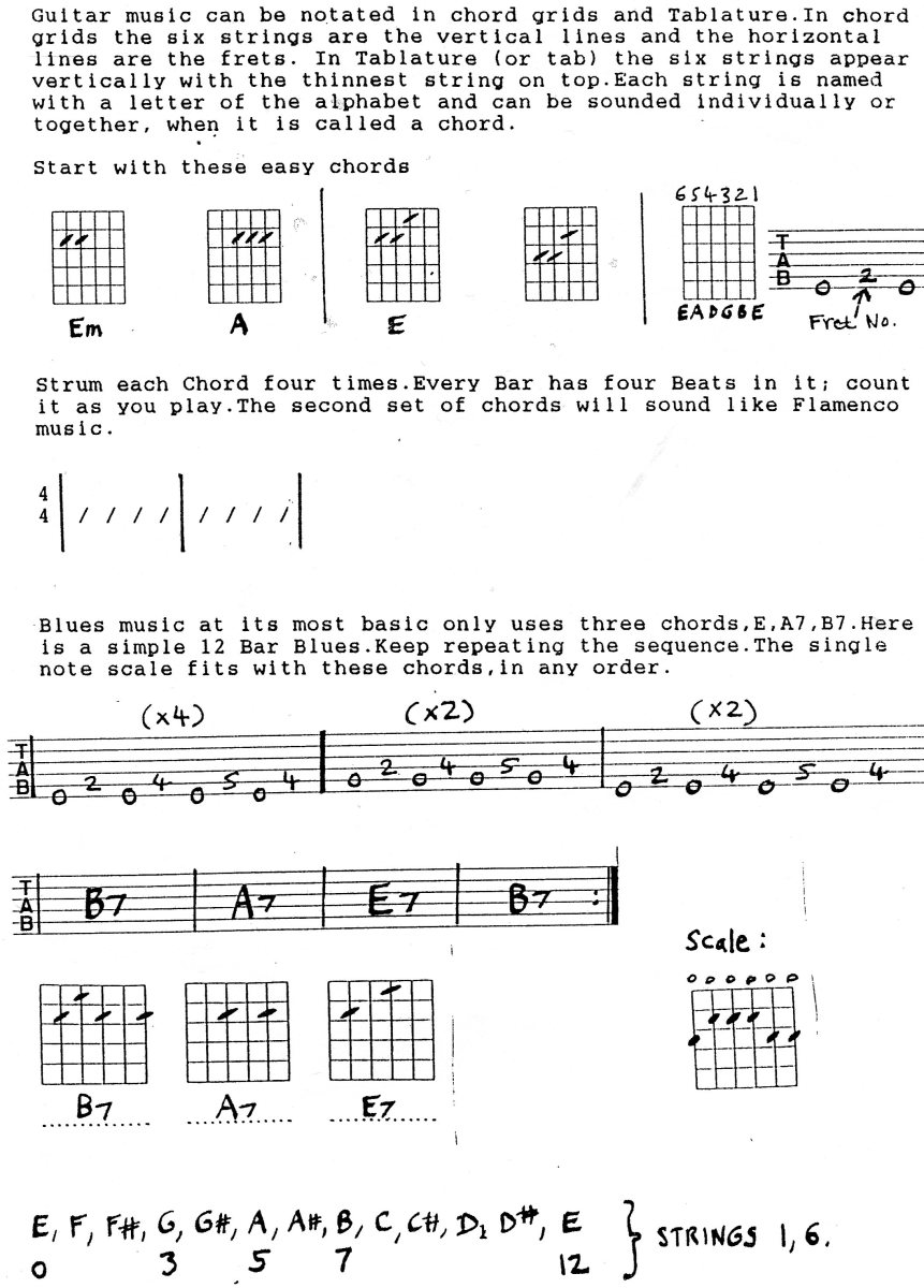 Guitar Lesson - Easy Blues Guitar