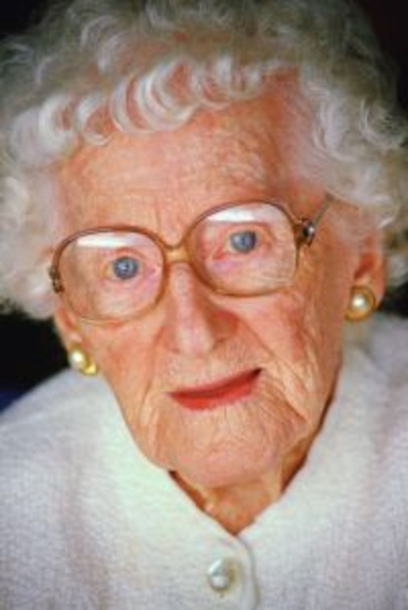 How should you address a sweet old lady?