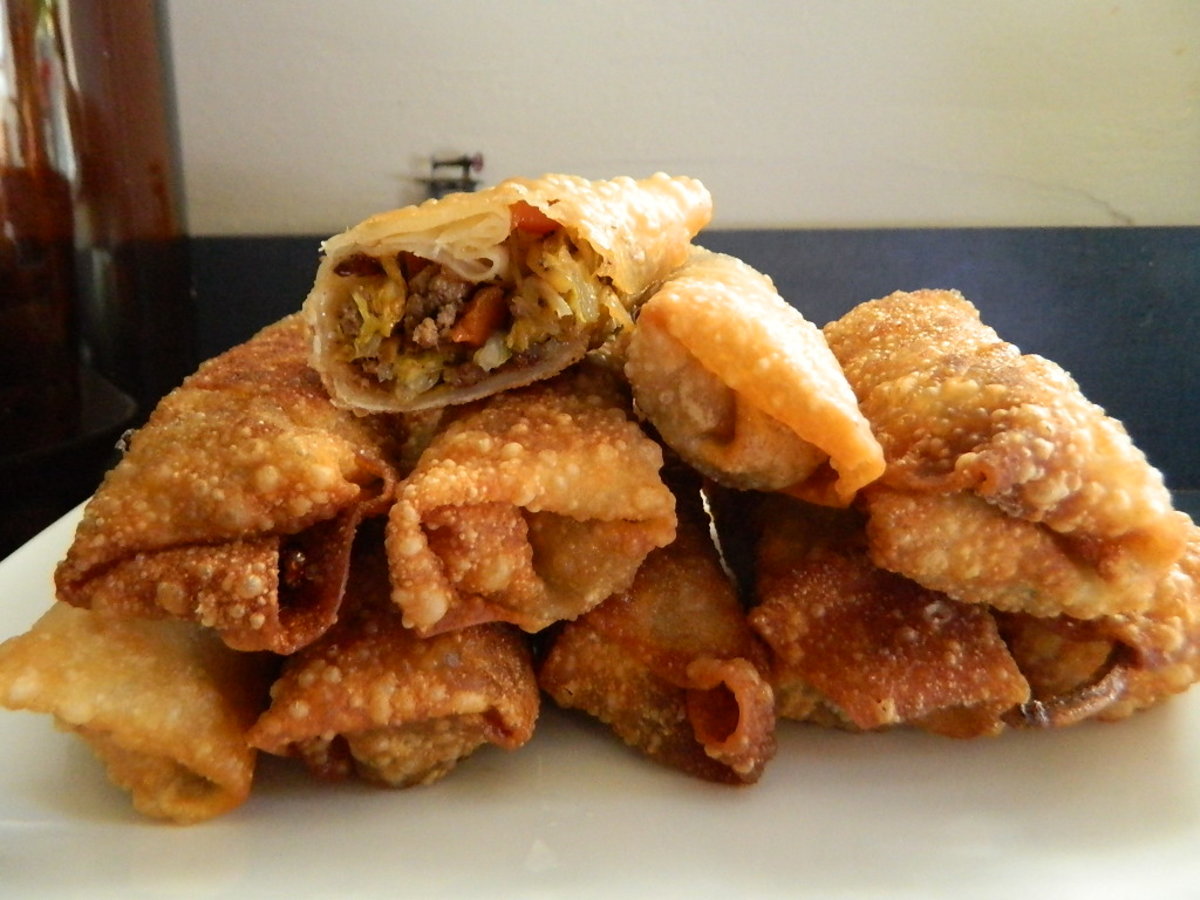 Crispy, Homemade Spring Rolls