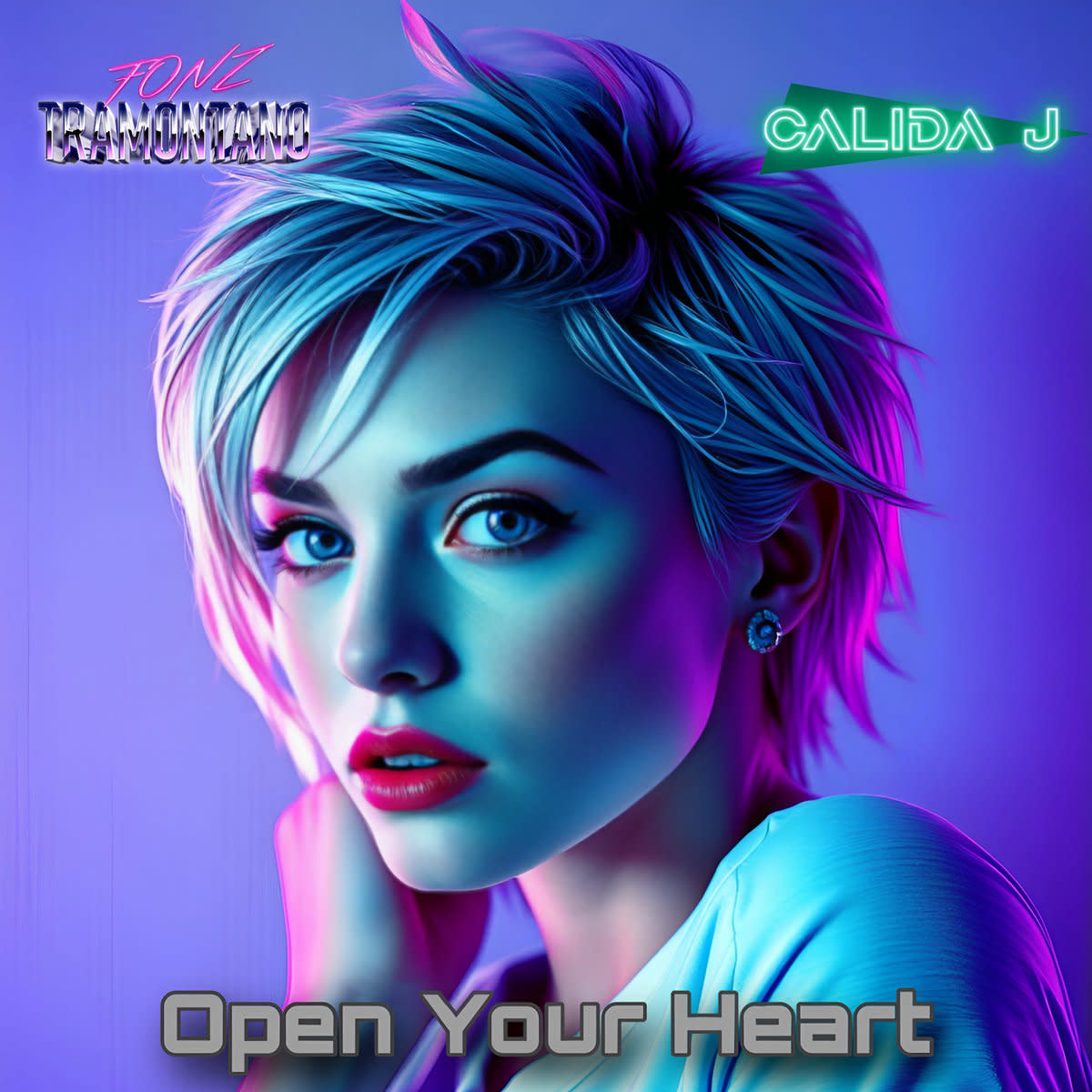 Synth Single Review:  Madonna’s “Open Your Heart ’’ covered by Fonz Tramontano & Calida J