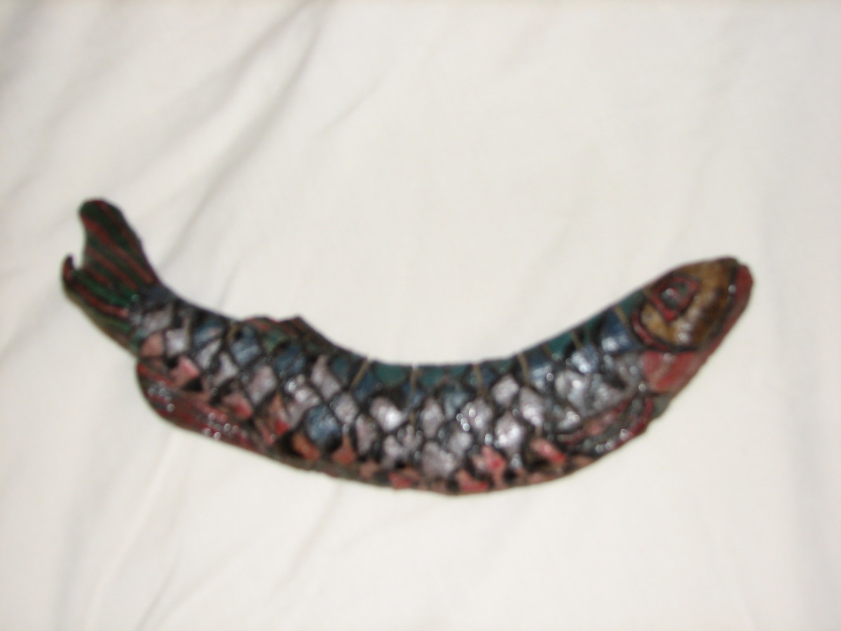 How To Create A Fish Using Driftwood and Finish with Pyrography and Acrylic 