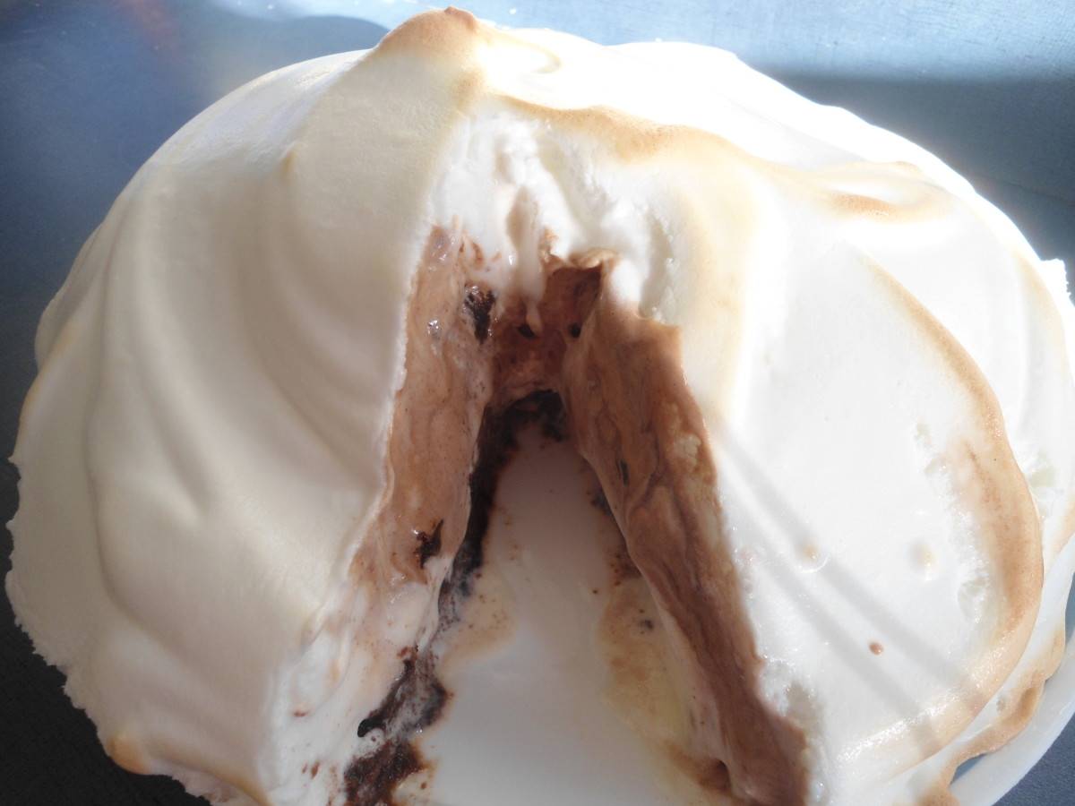 Baked Brownie Alaska