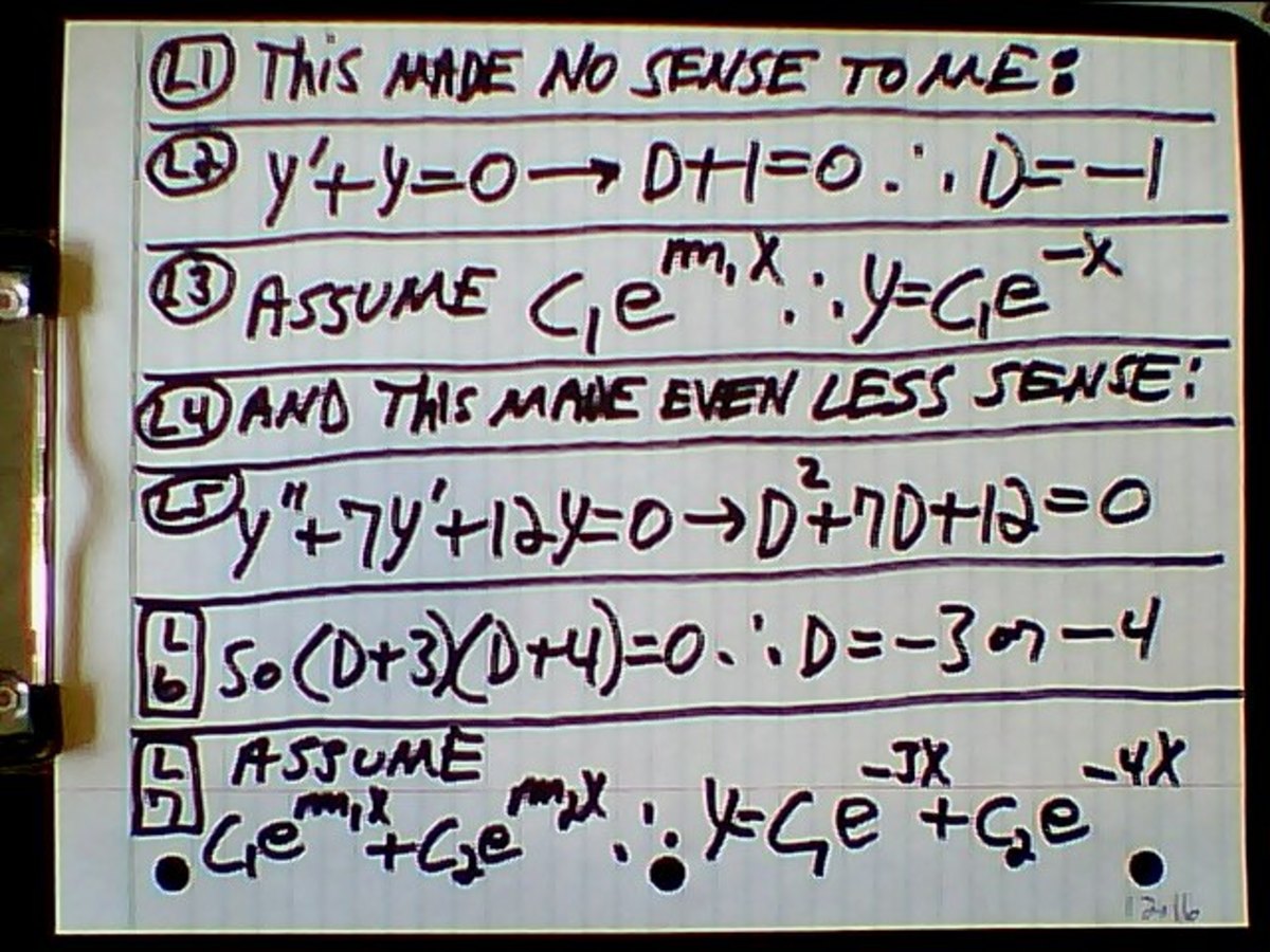 Differential Equations, Part 2; The Differential Operator: