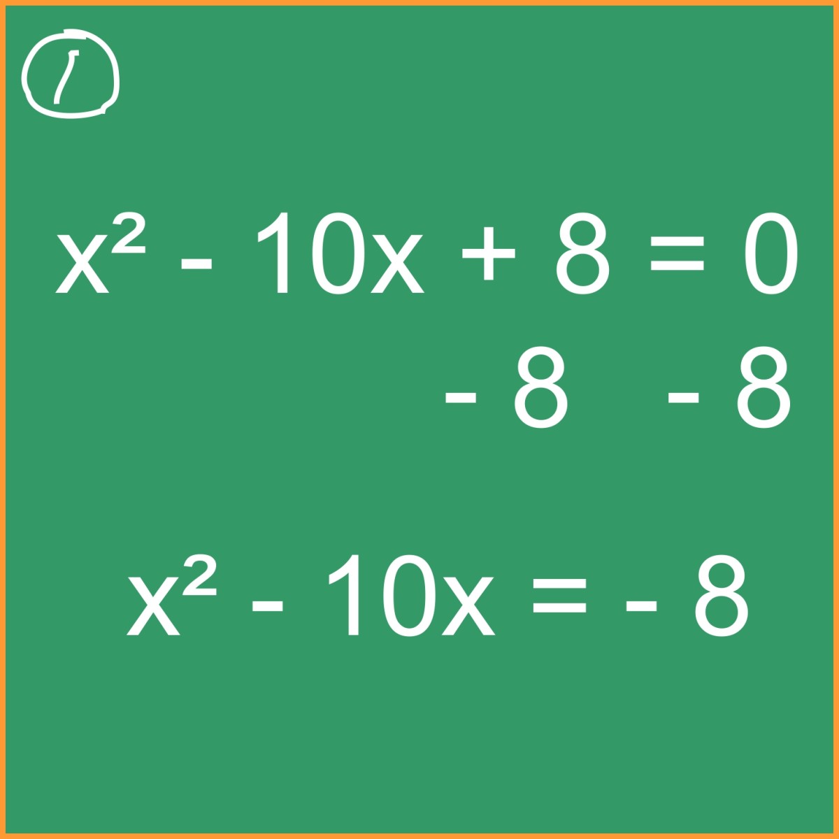 Algebra: Completing the Square to Solve Quadratic Equations