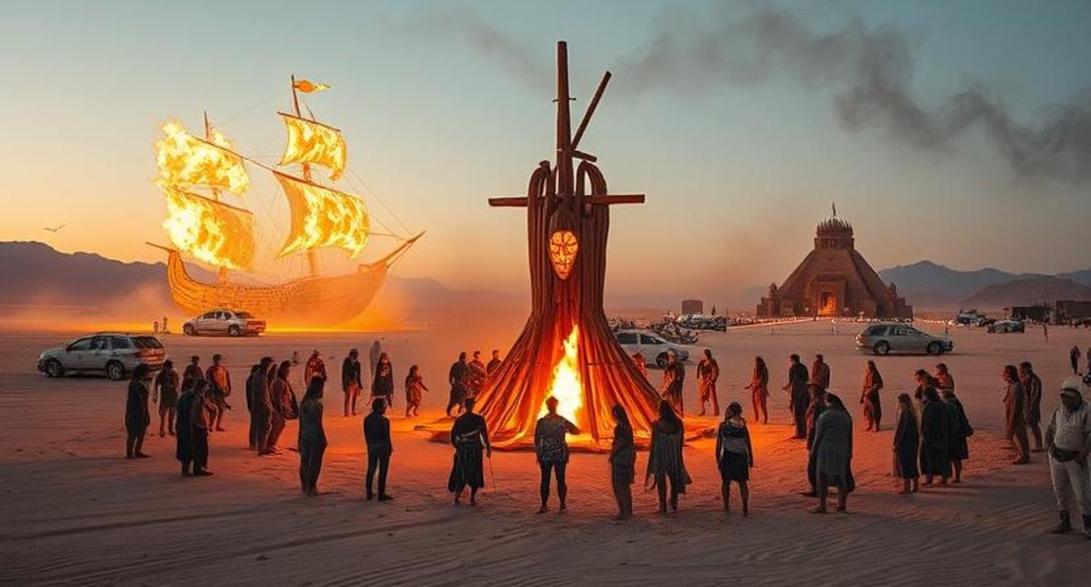 Are We Burning Like the Vikings? The Surprising Link Between Burning Man and Pagan Death Rites