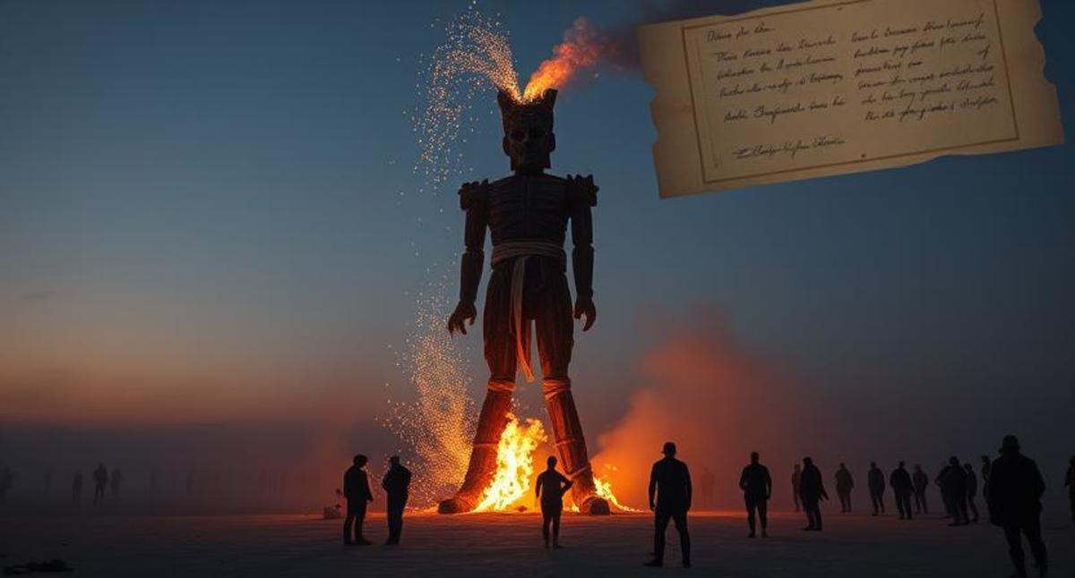 Is the Burning Man Effigy Actually Based on a Real Heretic Burned Alive? The Forgotten Theory No One Talks About