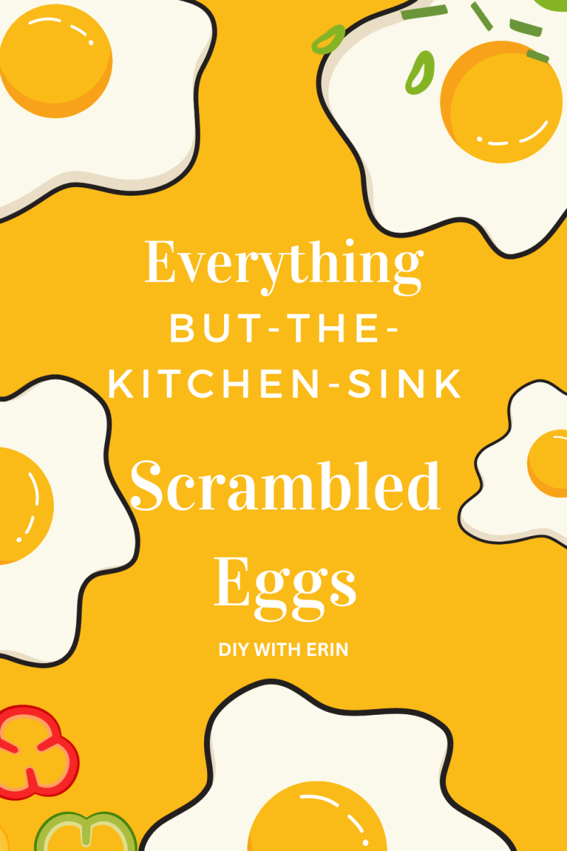 Everything-but-the-Kitchen-Sink Scrambled Eggs