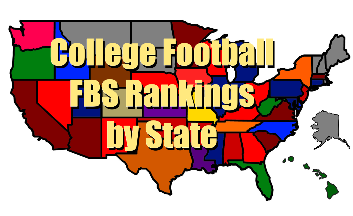 Ranking College Football's FBS Teams by State