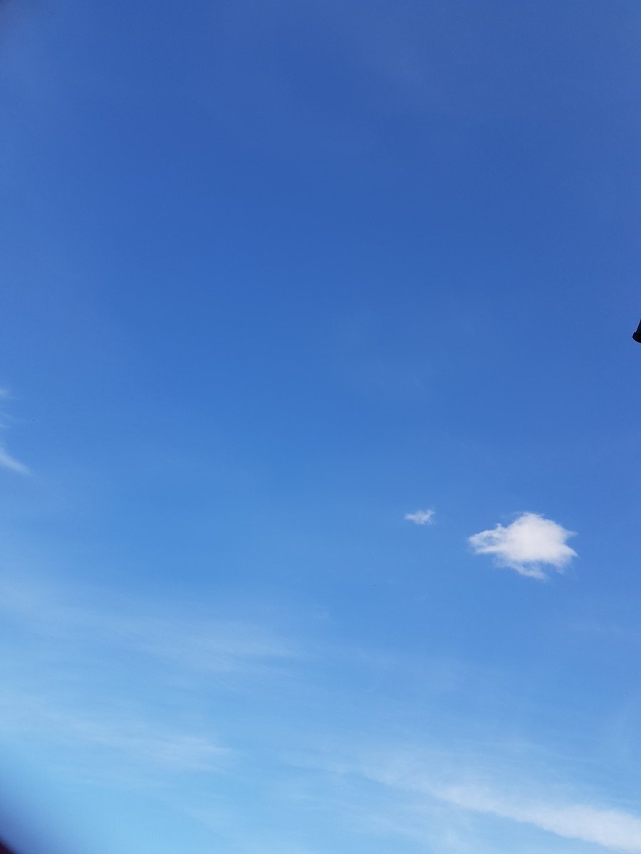 Clouds High Up In The Sky And Us Down Below There Follow Us To Look Up And Enjoy The Glimmer Of  The Beautiful View