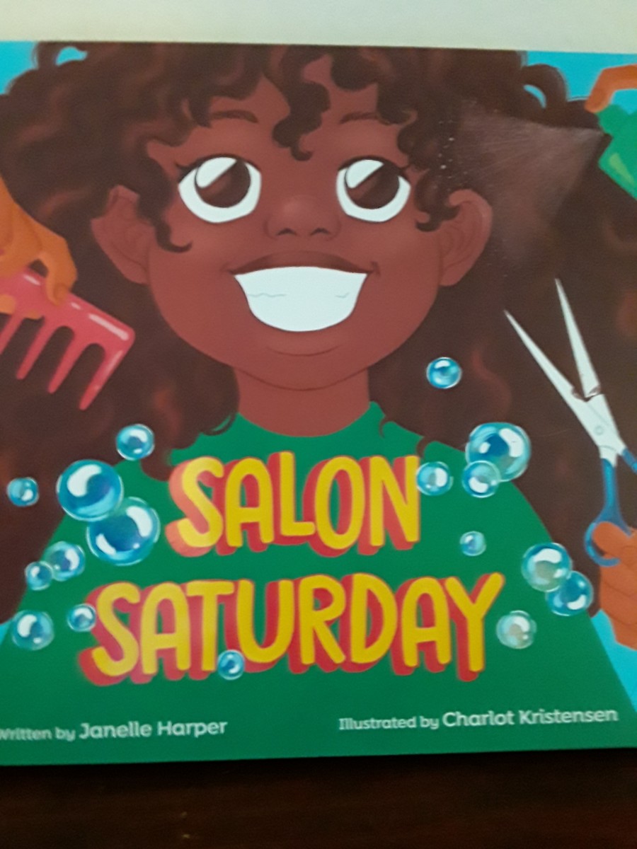The Best Hairstyle for First Visit to Salon in Adorable Picture Book for Young African American Girls