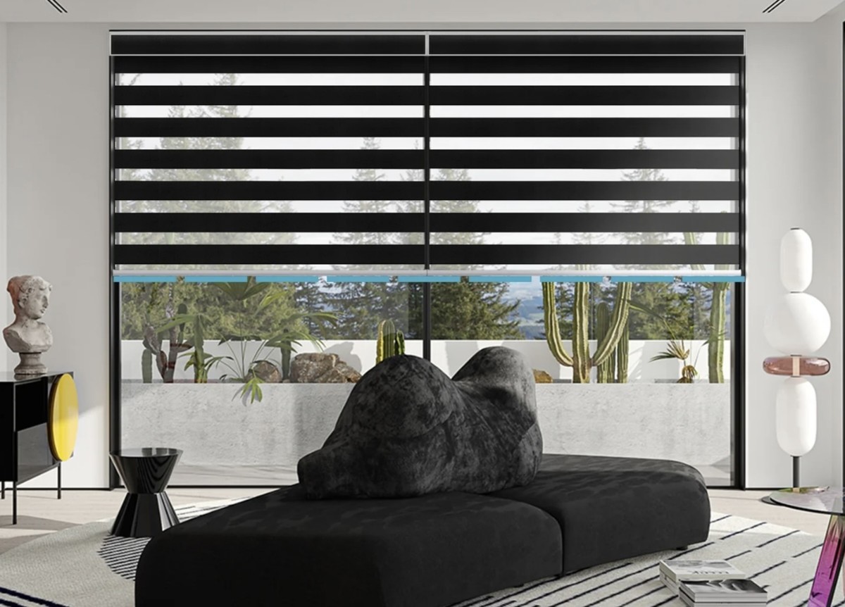 Tame Outdoor Light Inside with SmartWings Motorized Zebra Shades