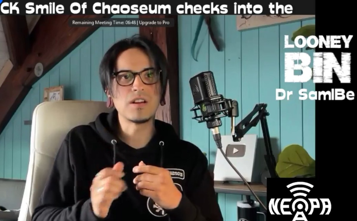 CK Smile Of Chaoseum Checks Into The Looneybin (NEOPA Radio Interview)