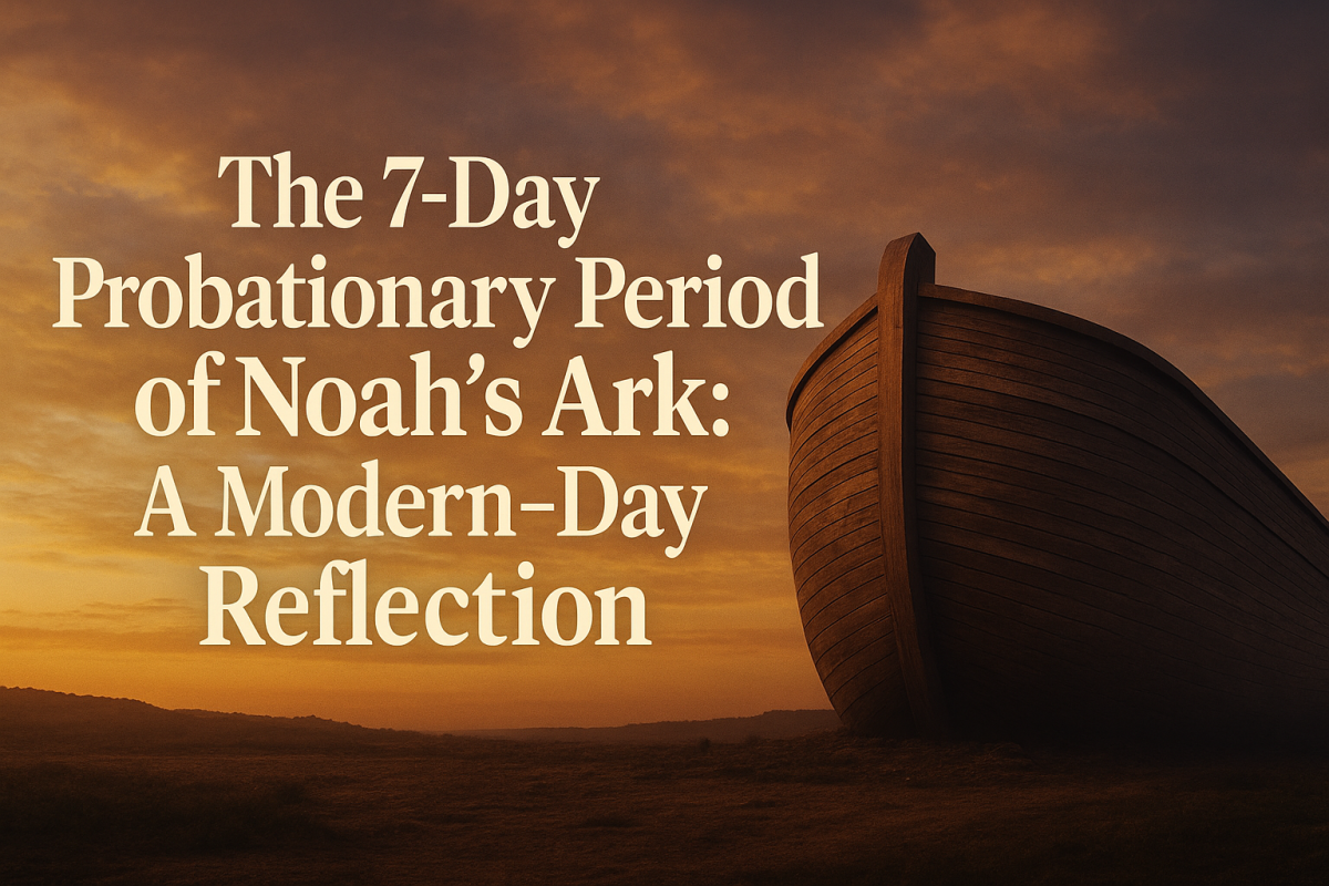 The 7-Day Probationary Period of Noah's Ark: A Modern-Day Reflection