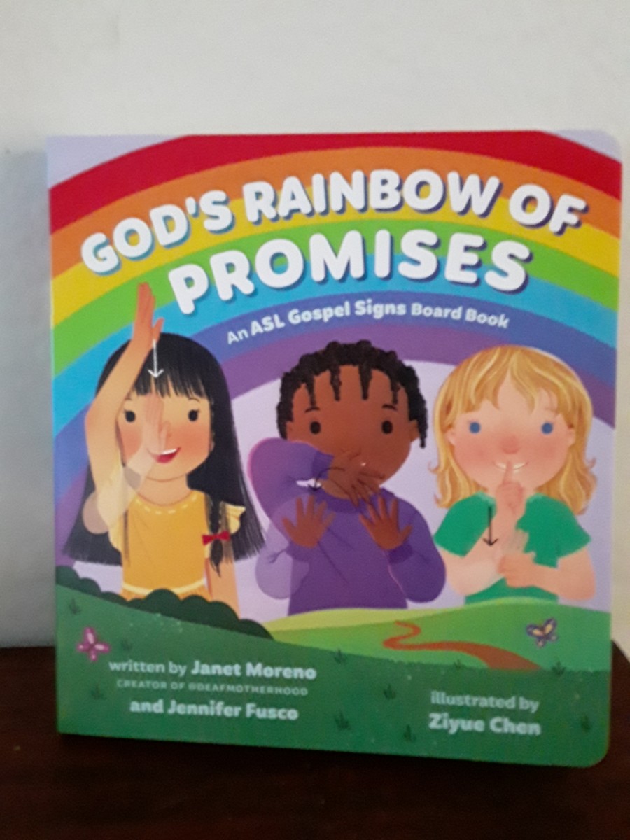 Rainbows and Sign Language in Inspiring Board Book