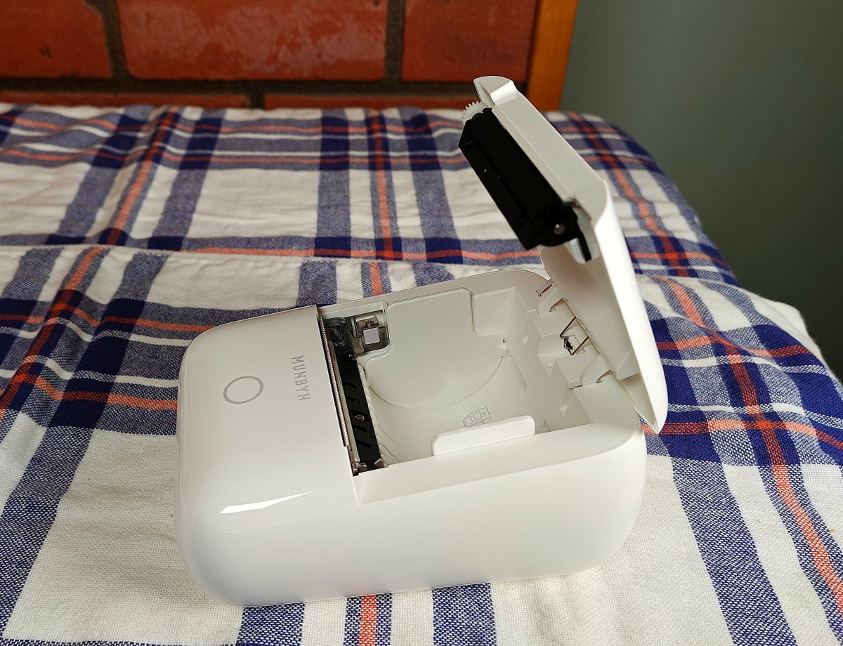 Phomemo 20725065 Multifunctional Label Maker Printer Paper, Plain White Square Design For M110 M120 M200 M220 50x30mm Size 230 Labels In Roll Sqrstdxp5030wh