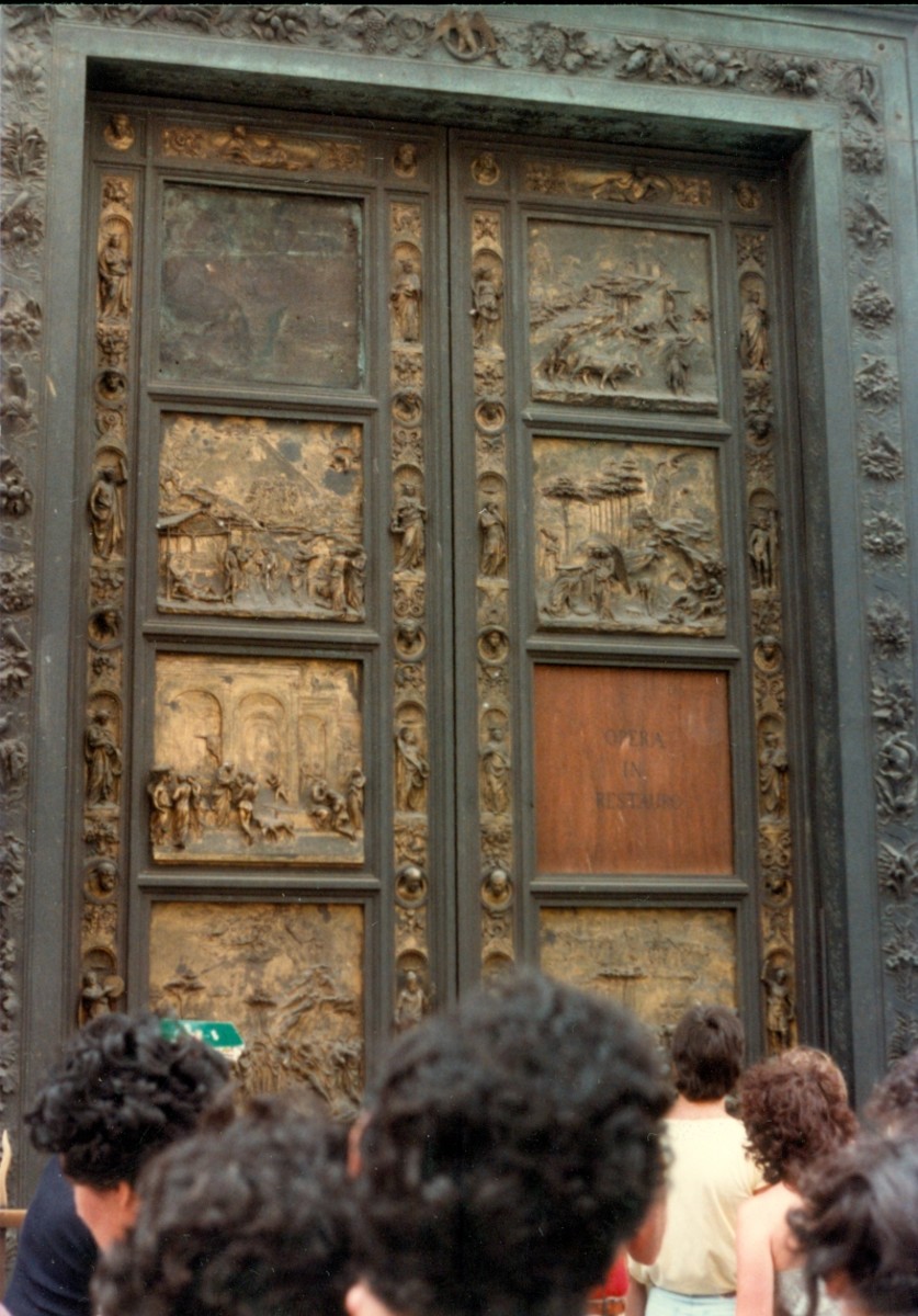 My Adventures Touring Europe in 1982 (20) Florence, Leaning Tower of Pisa