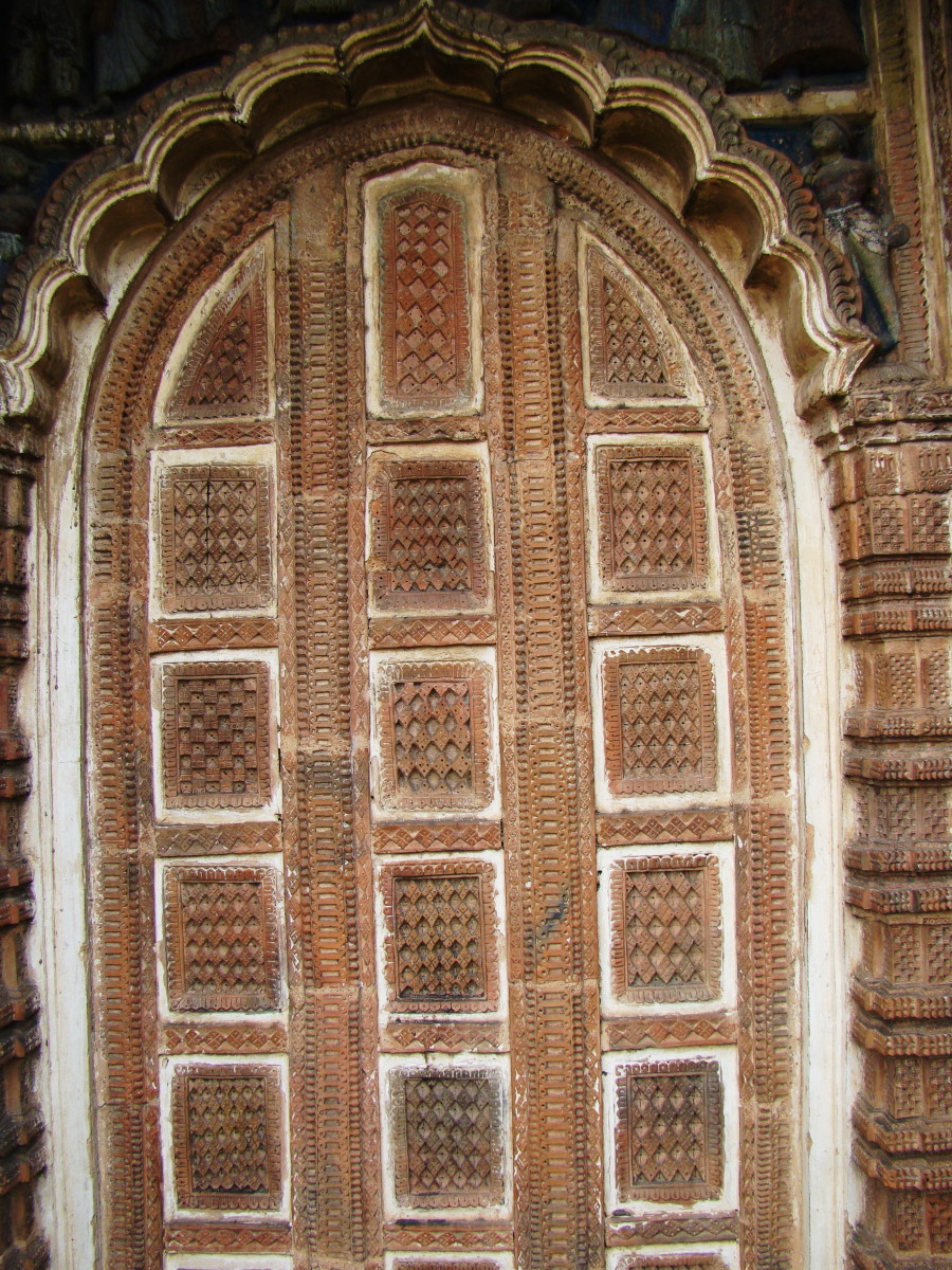 False or Fake Doors in Bengal Temple Decoration