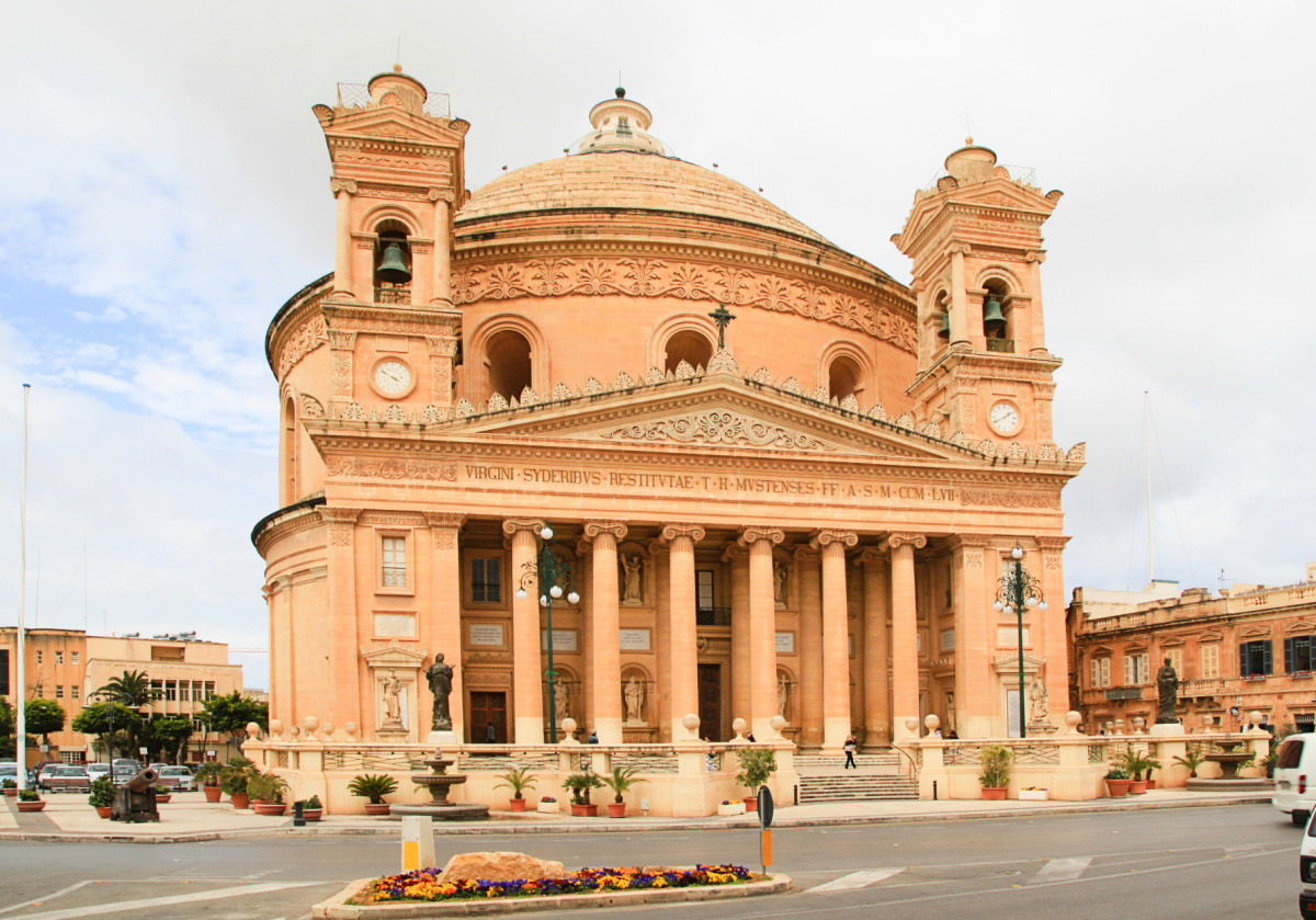 Mosta Church Dome in Malta