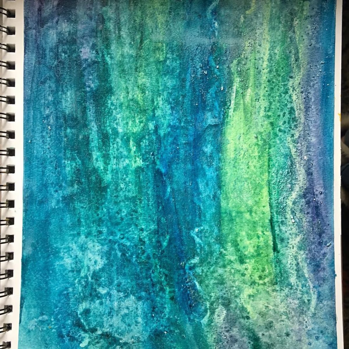 Watercolor Art Journal Background Pages