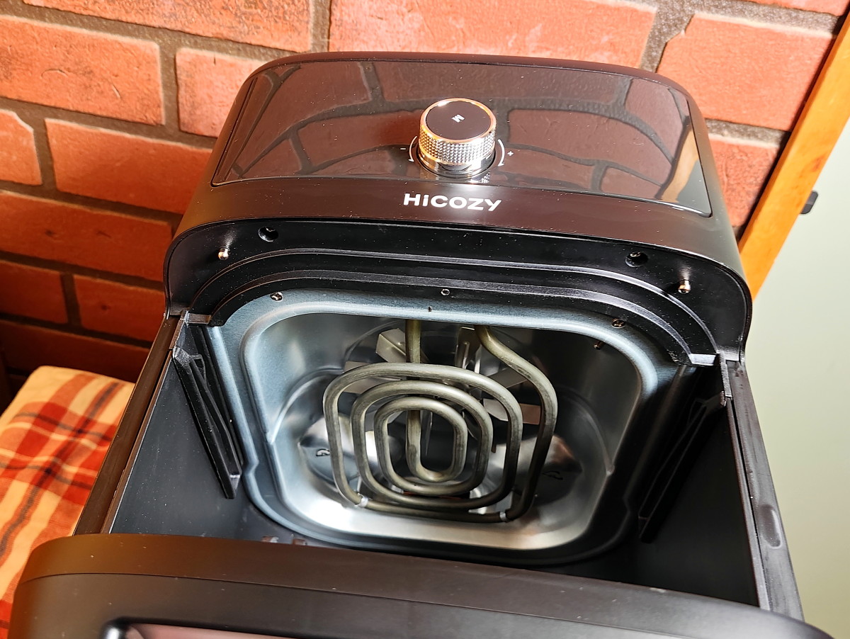HiCOZY 10-in-1 Air Fryer, 6QT Large Capacity - Flash Crisp Tech, 400°F, Air Fry, Roast, Bake, Dehydrate - Black