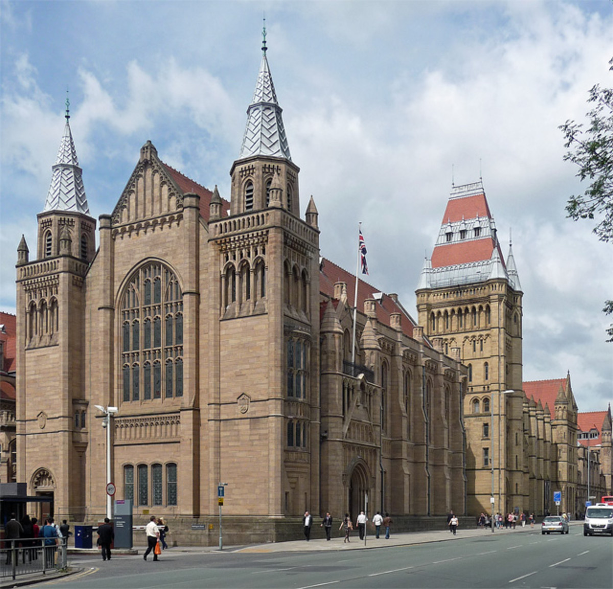 Visiting Whitworth Hall University Of Manchester England Neo Gothic 