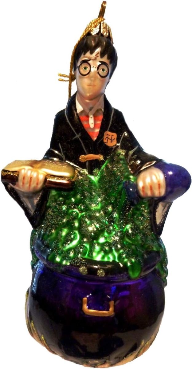Rare Harry Potter Kurt Adler Polonaise Glass Christmas Ornaments