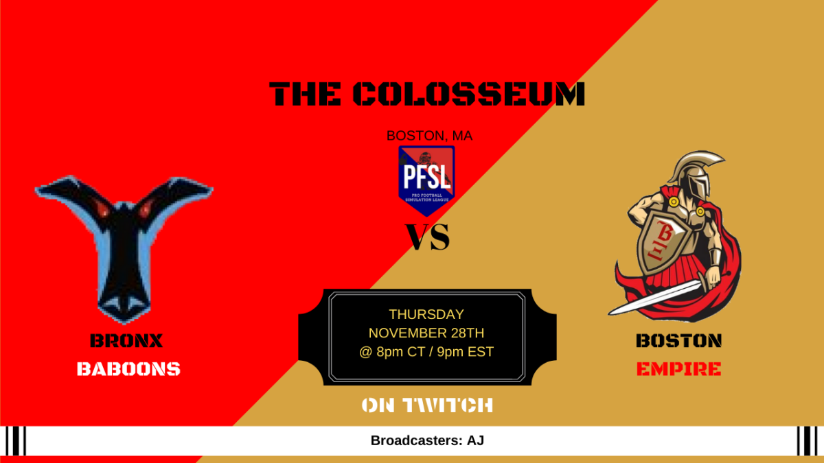 PFSL Week 3 - Baboons vs Empire: The Birth of A Blood-Feud