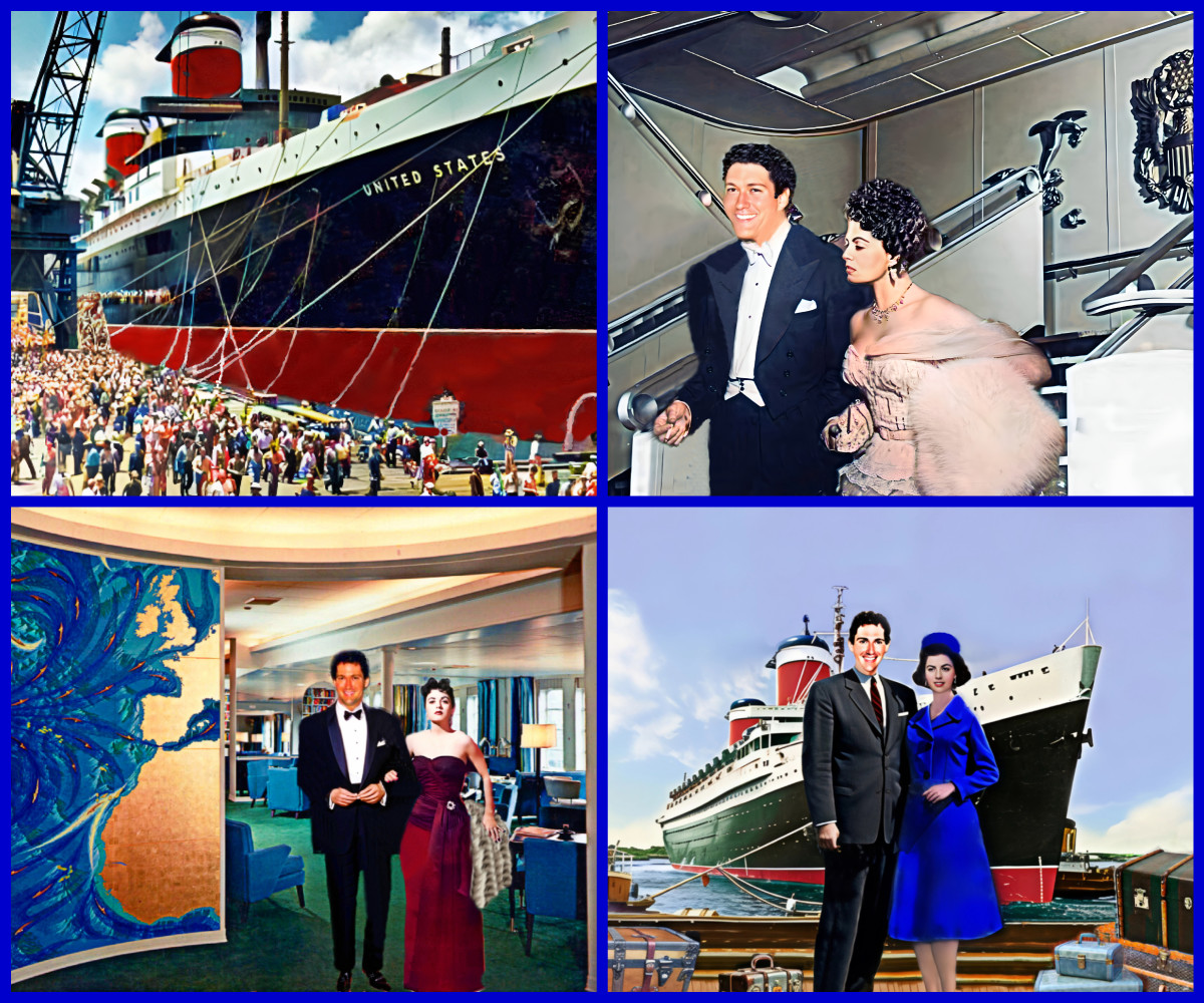 A Magic Journey on the SS United States, Flagship of the United States, Fast Ocean Liner in the World, a Ship of Dreams