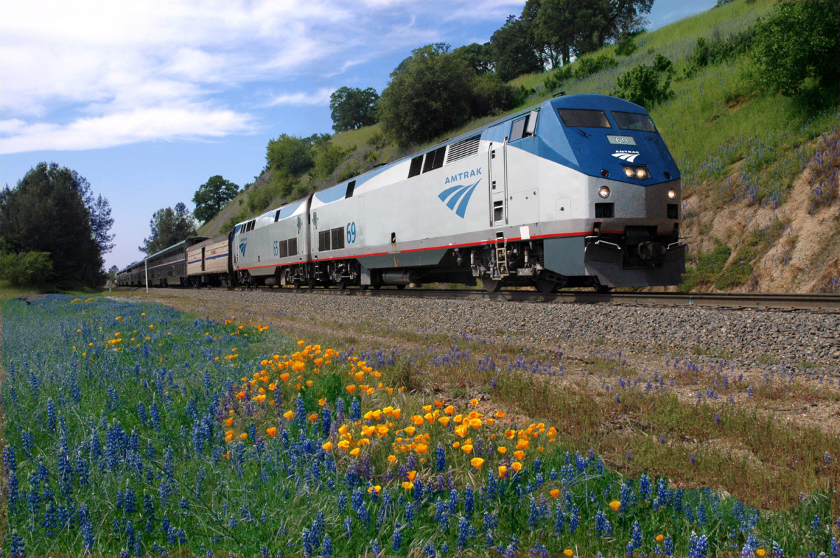 California Zephyr In Spring