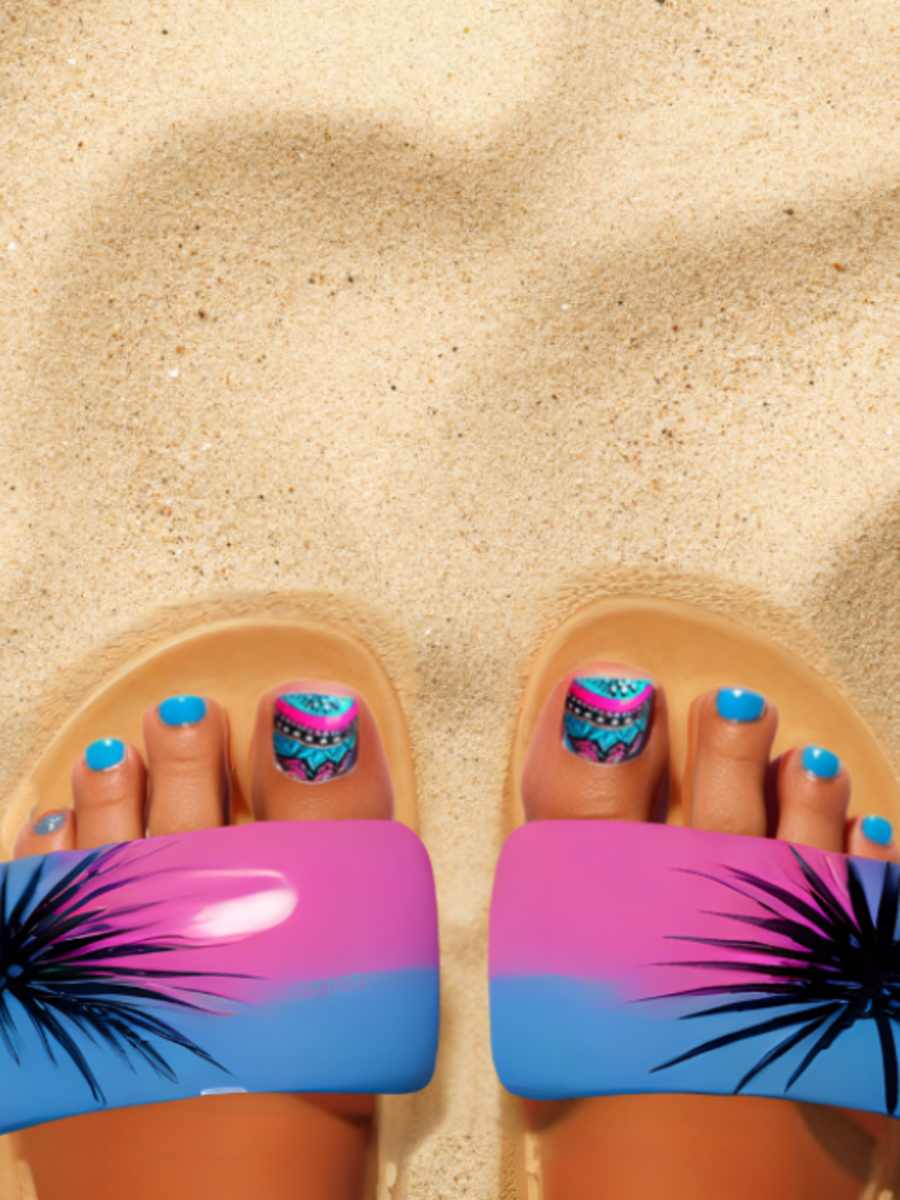 Toe Nails 2025: Pastel Gradient Magic