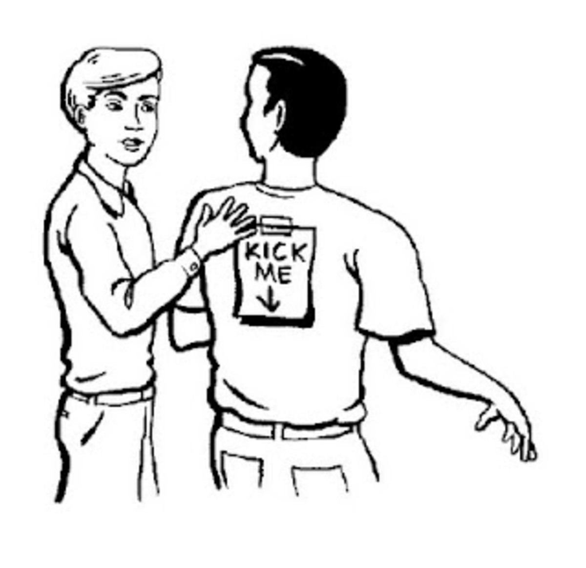 A friendly pat on the back... A friendly pat on the back...