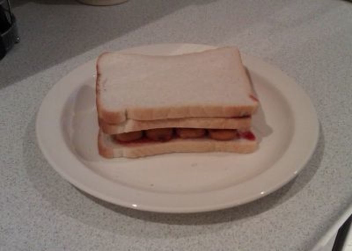 Fishfinger (Fishstick) and Cheese Toastie Sandwich Recipe