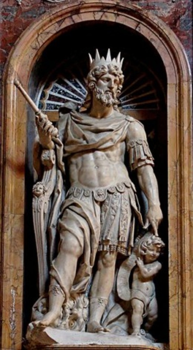 King David & child King David & child