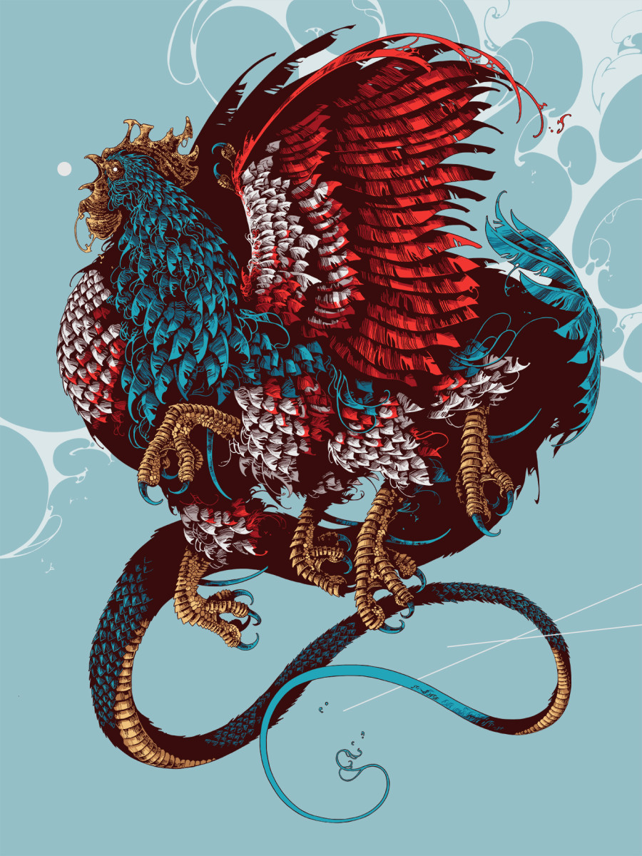 Jeune d' Anwer or Jenny Haniver, Panelled Basilisk From Antwerp
