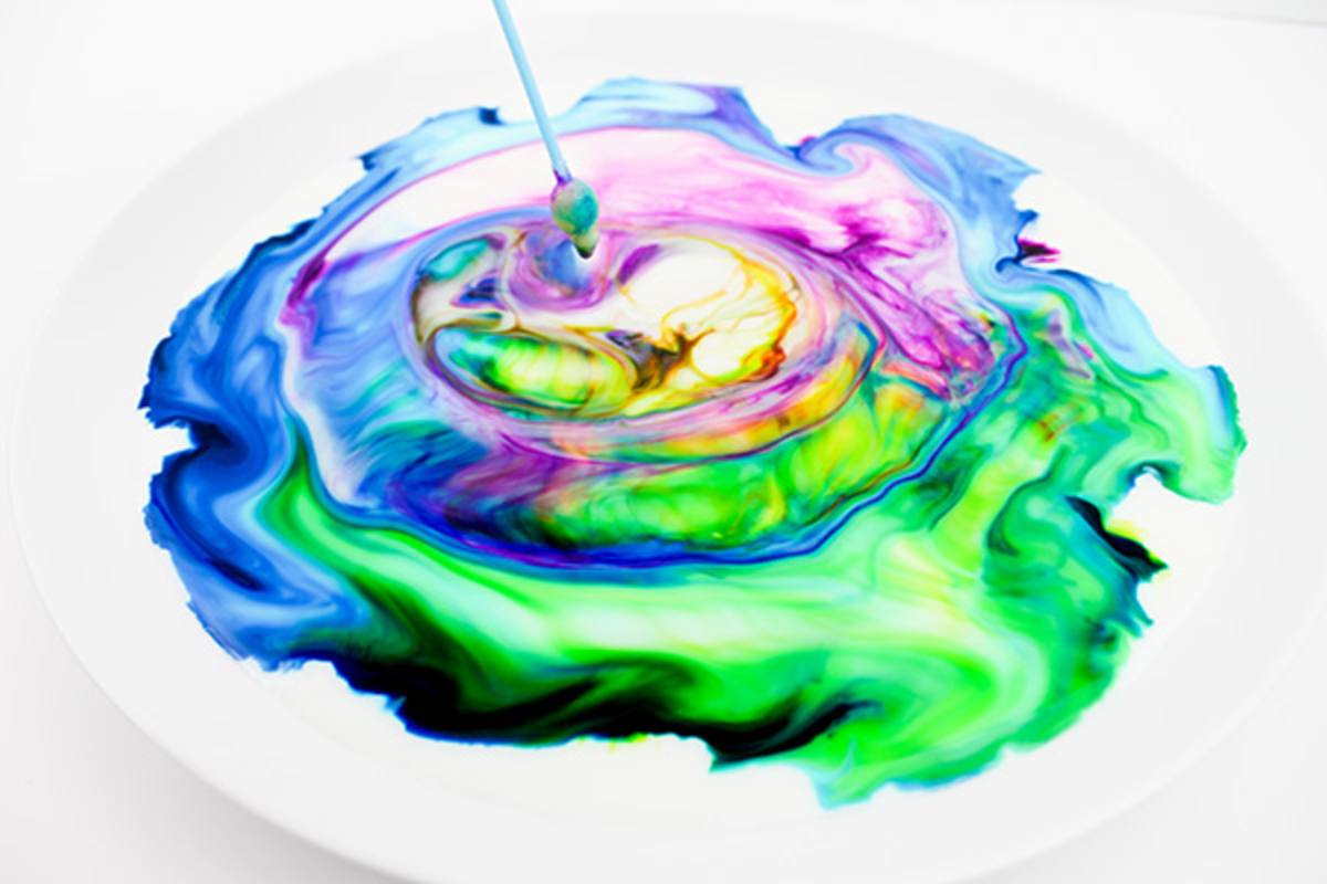 Magical Rainbow Milk Explosion: Easy and Simple Experiment